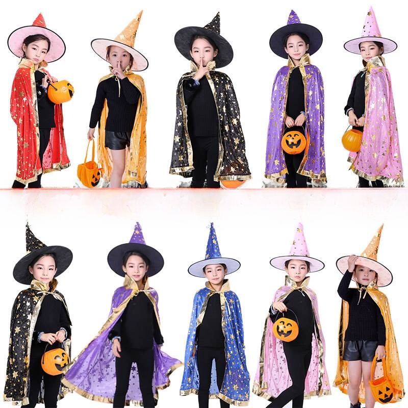 Fashion Show Ethnic Wear - Halloween Witch Costume Cape Women's Cosplay