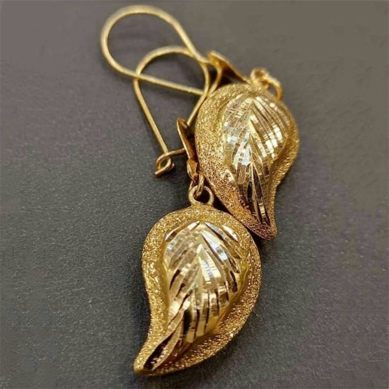 Ethnic Fashion Wear - Ethnic Gold Color Dangle Women's Earrings