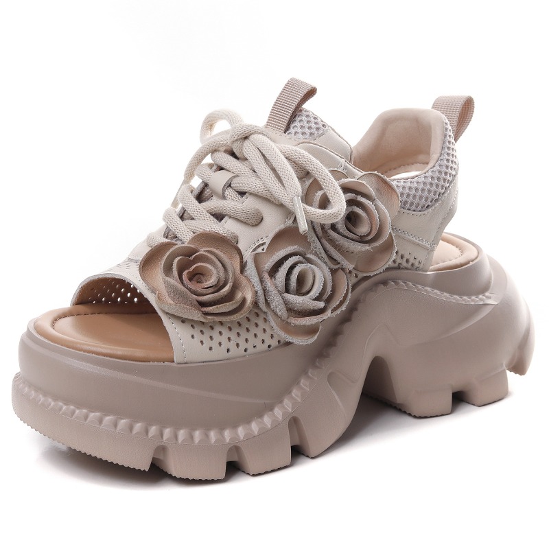 Ethnic Fashion Women - High Quality 7CM Cow Genuine Leather