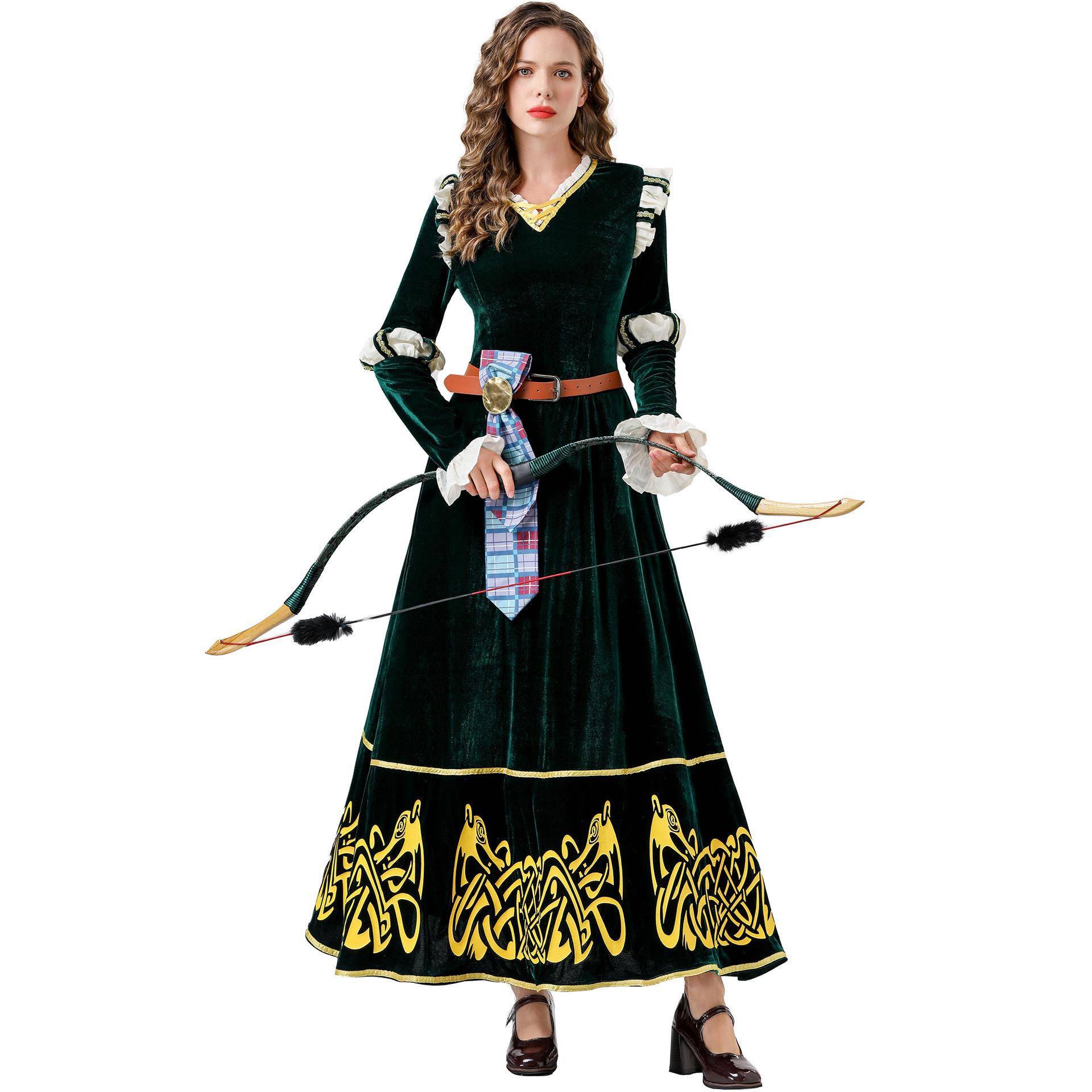 Ethnic Wear - Medieval Court Style Vintage Long Skirt