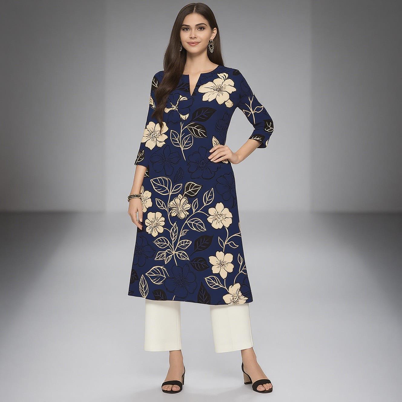 Muslim Women's Kurt Casual Fas – Ethnic Fashion Kurtis recenzja i cena
