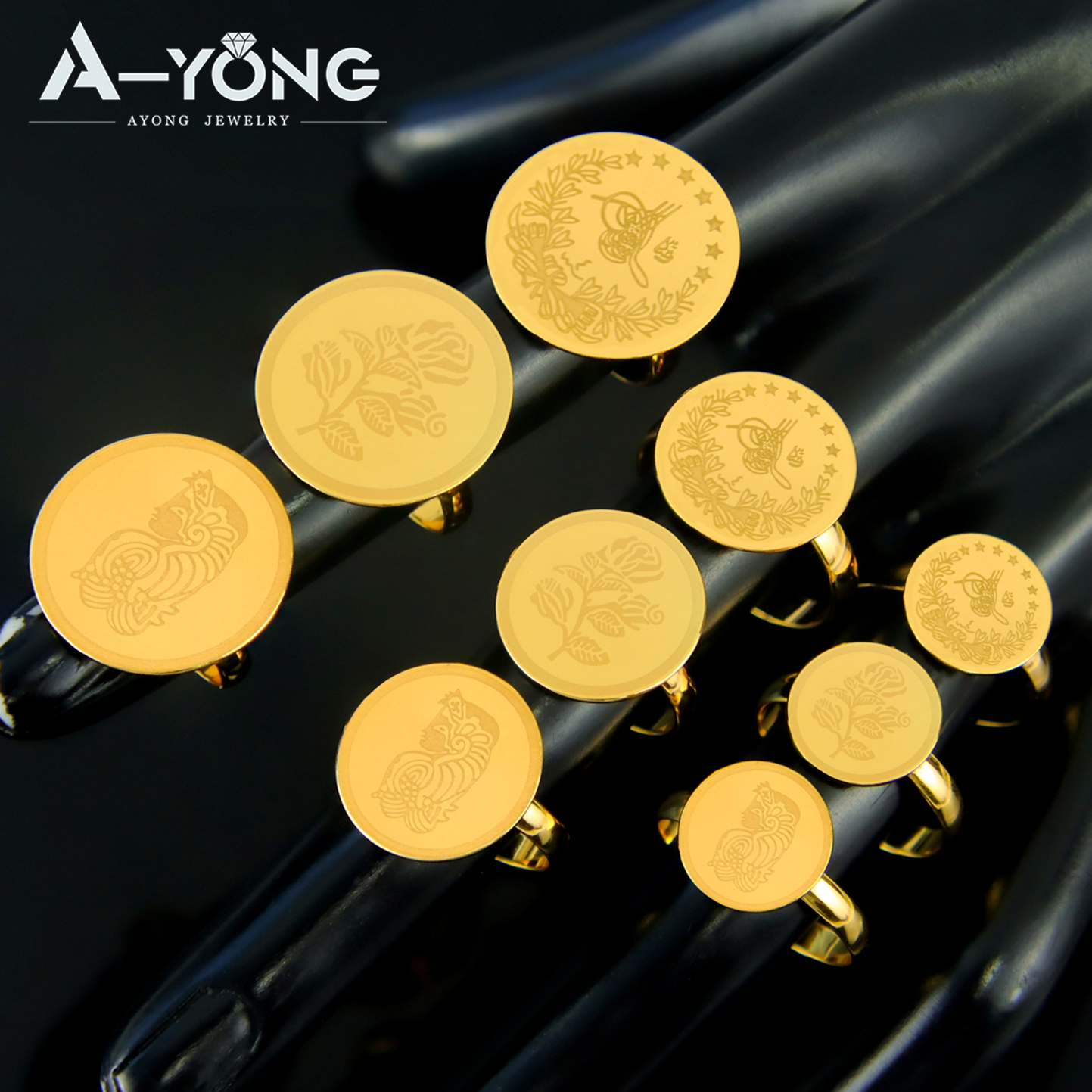 Turkish Coins Rings 18k Gold P – Ethnic Fashion In Dubai recenzja i cena