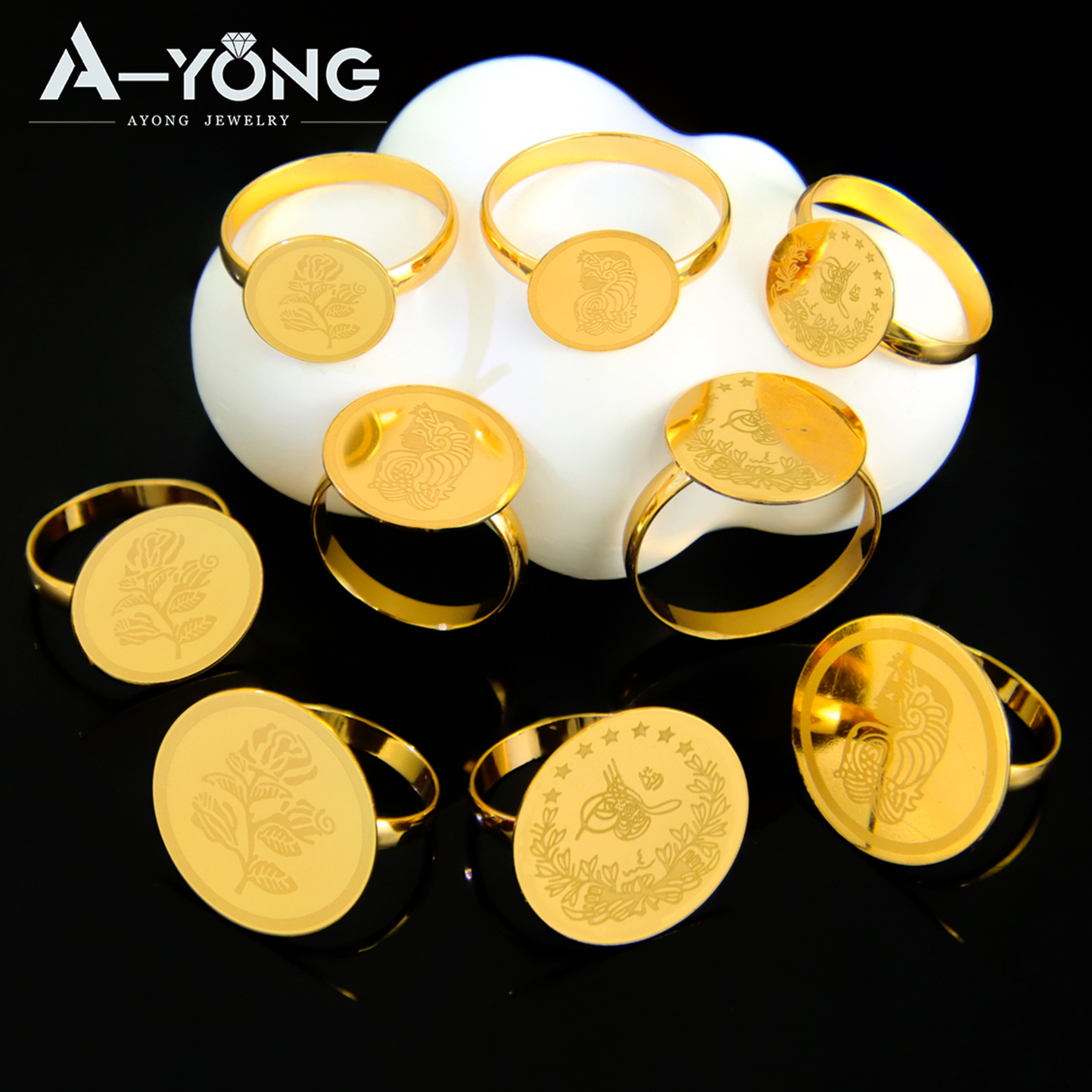 Turkish Coins Rings 18k Gold P – Ethnic Fashion In Dubai recenzja i cena