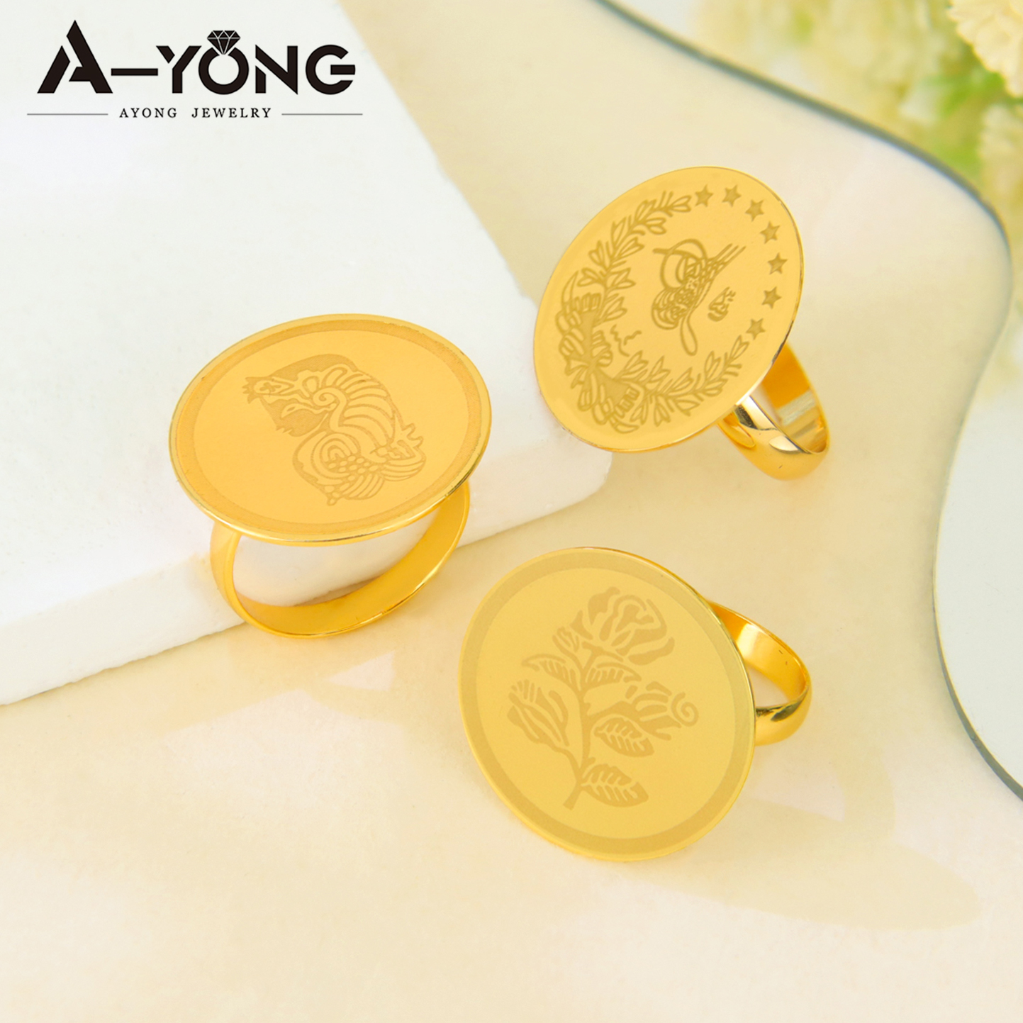 Turkish Coins Rings 18k Gold P – Ethnic Fashion In Dubai recenzja i cena