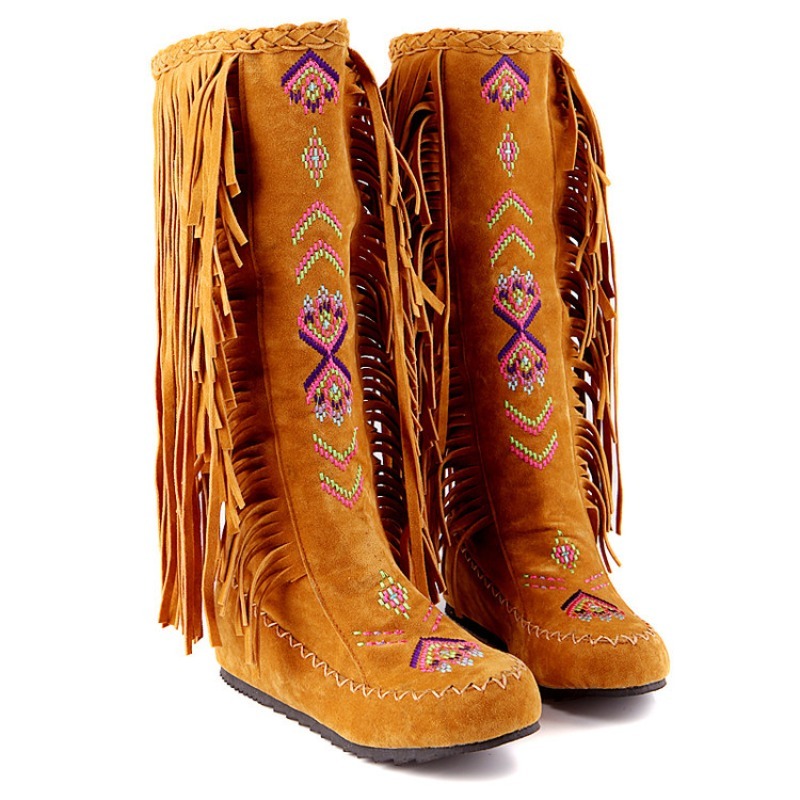 Tassel Boots Handmade Embroide – Ethnic Fashion Women recenzja i cena