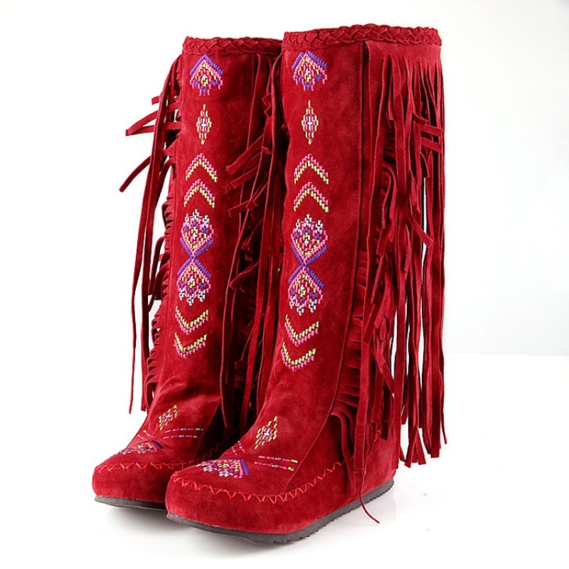 Tassel Boots Handmade Embroide – Ethnic Fashion Women recenzja i cena