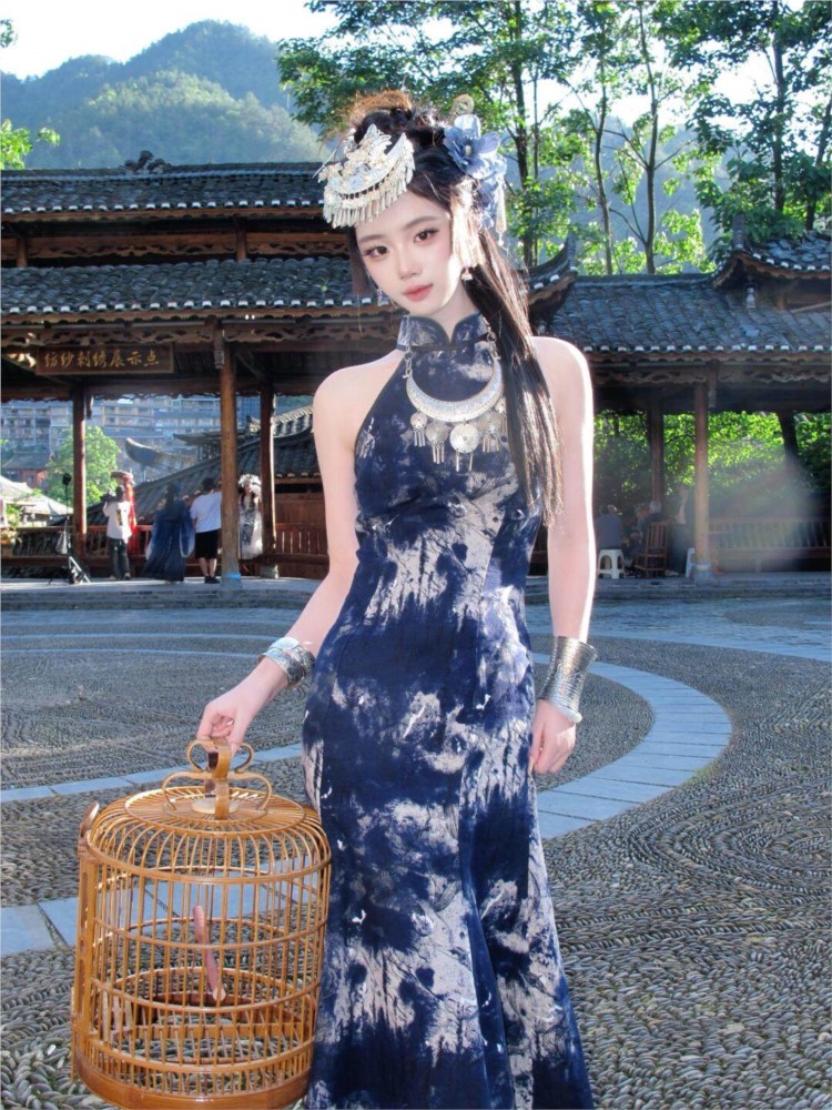 New batik dress cool women's w – Fashion Show Ethnic Wear recenzja i cena
