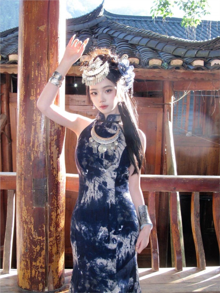 New batik dress cool women's w – Fashion Show Ethnic Wear recenzja i cena