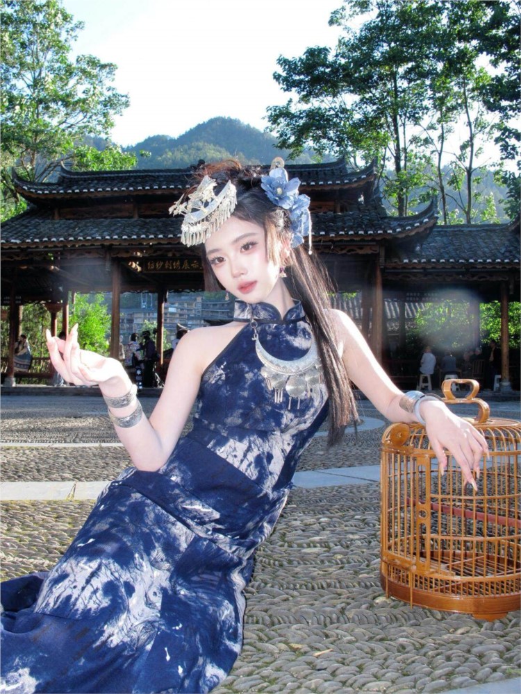 New batik dress cool women's w – Fashion Show Ethnic Wear recenzja i cena