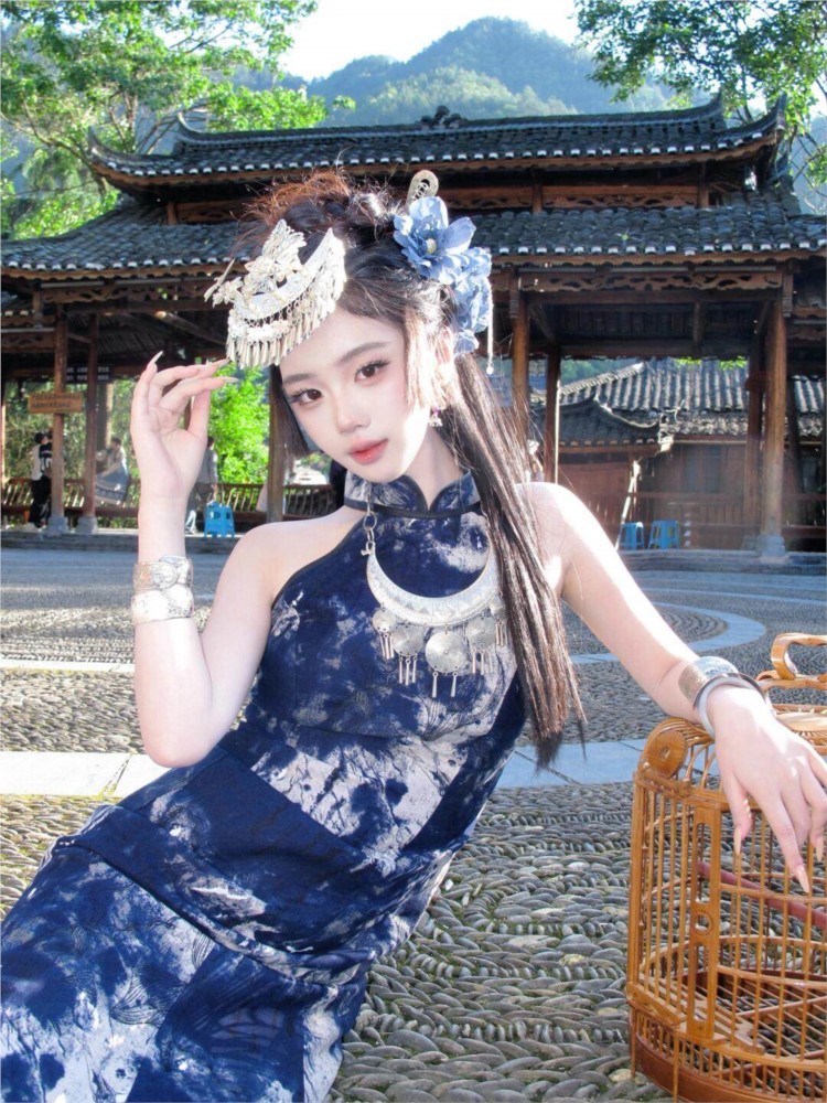 New batik dress cool women's w – Fashion Show Ethnic Wear recenzja i cena