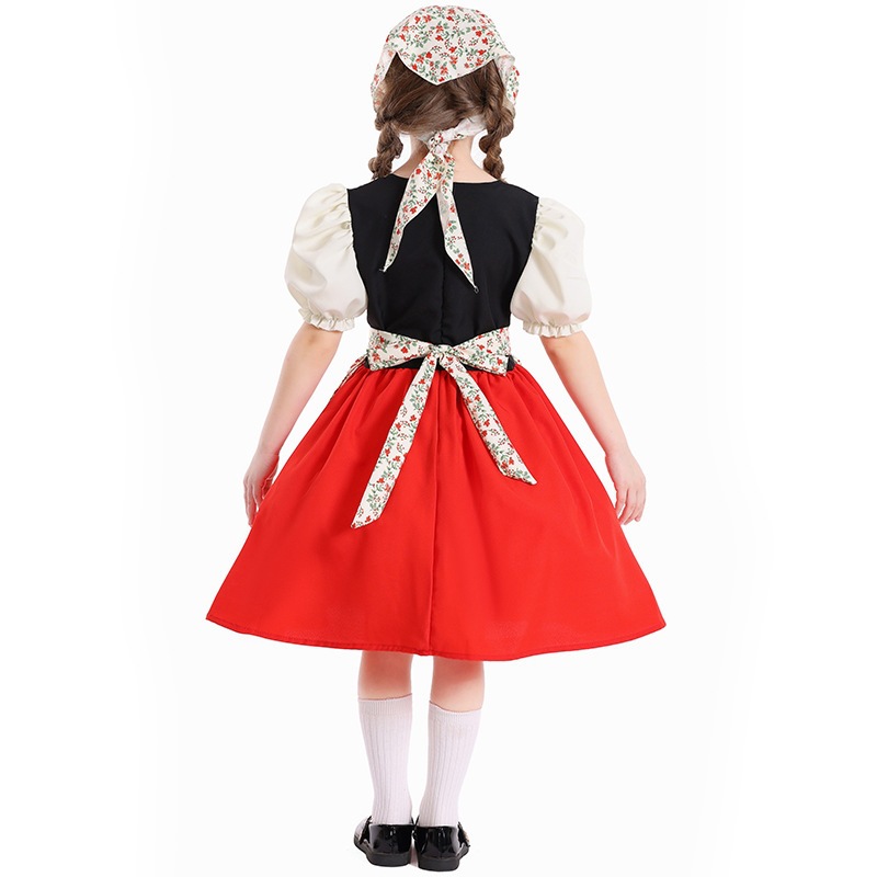 Children's Bavarian Farmhouse  – Ethnic Style Dresses recenzja i cena