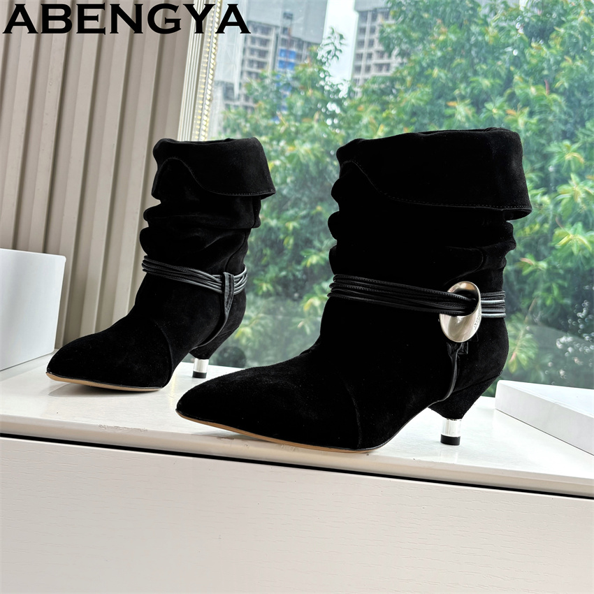 Pointy Toe Kitten Heels Ankle  – Ethnic Fashion Week recenzja i cena