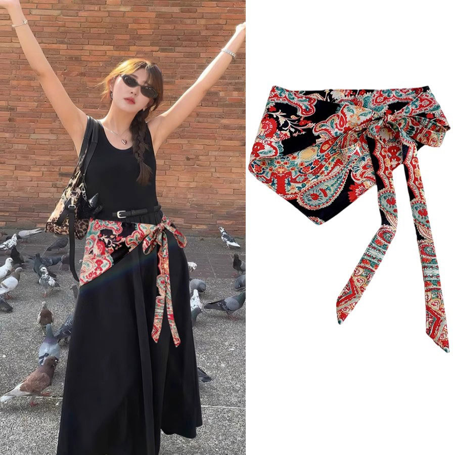 Cashew flower triangular scarf – Ethnic Fashion Wear recenzja i cena