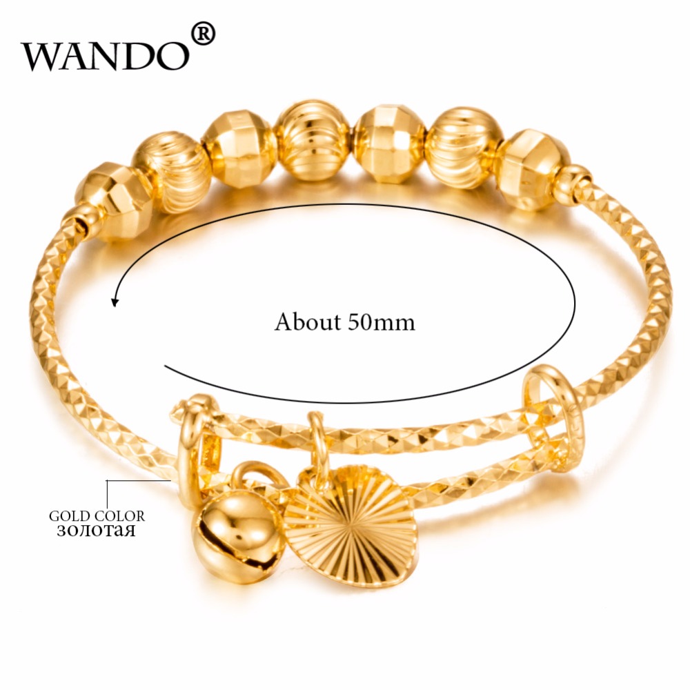 2pcs Dubai Gold Color Bangles  – Kids Ethnic Fashion recenzja i cena