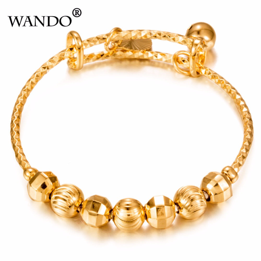 2pcs Dubai Gold Color Bangles  – Kids Ethnic Fashion recenzja i cena