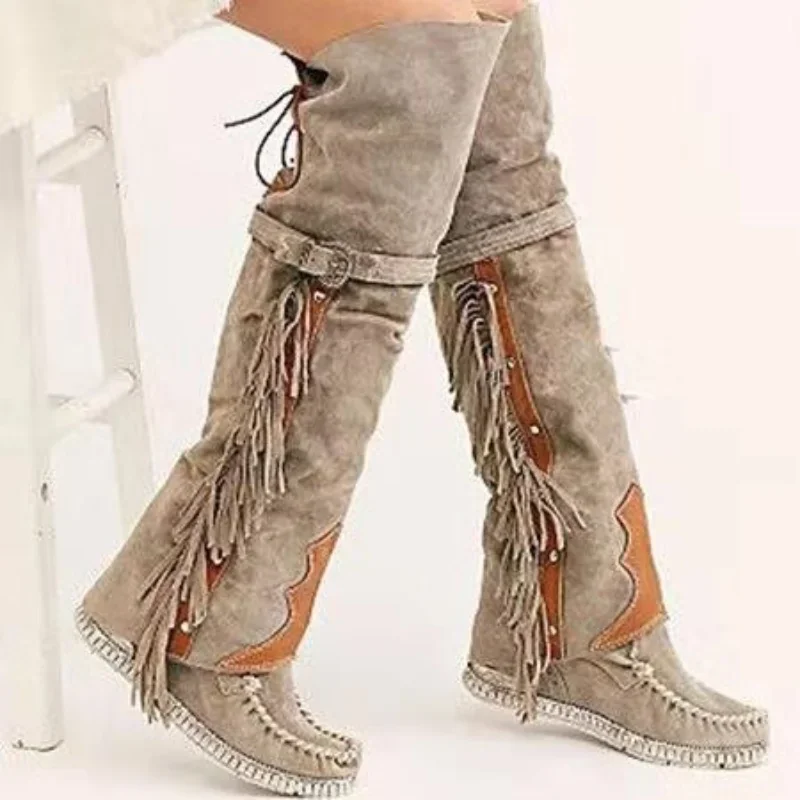 Fashion Bohemia Knee-length Wo – Ethnic Fashion Women recenzja i cena