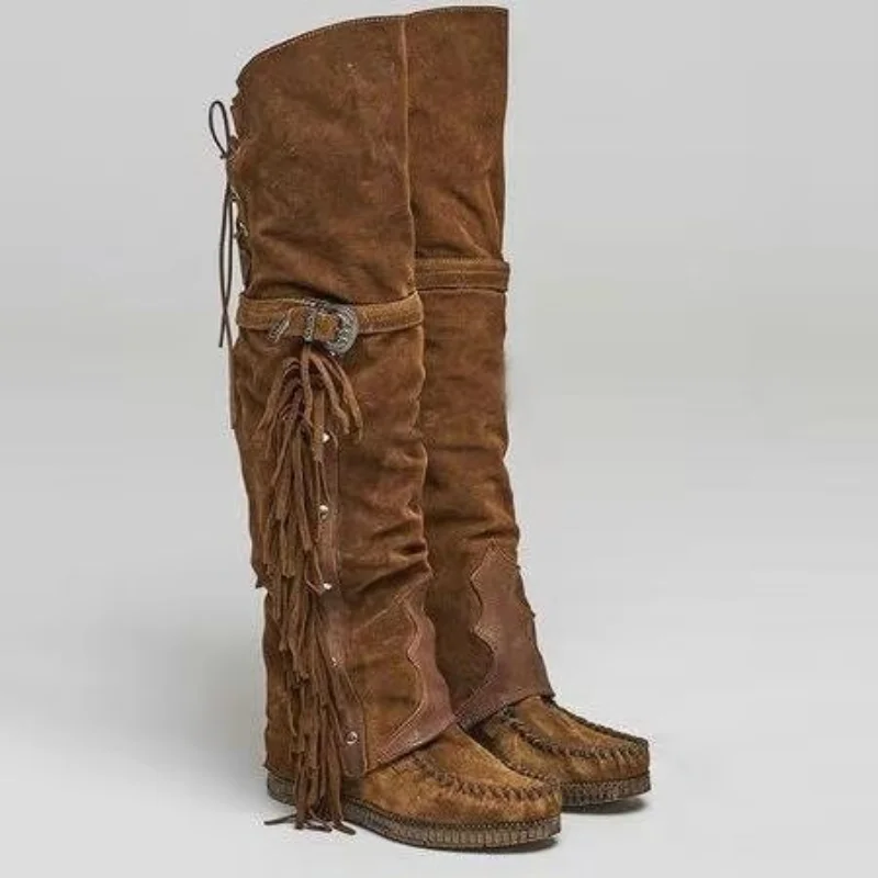 Fashion Bohemia Knee-length Wo – Ethnic Fashion Women recenzja i cena