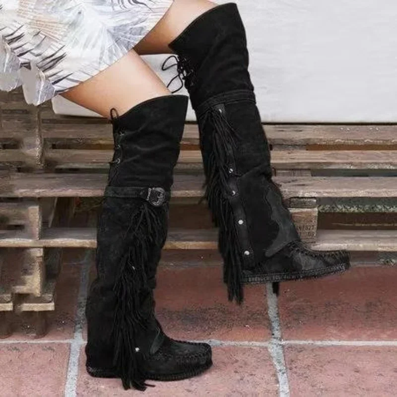 Fashion Bohemia Knee-length Wo – Ethnic Fashion Women recenzja i cena