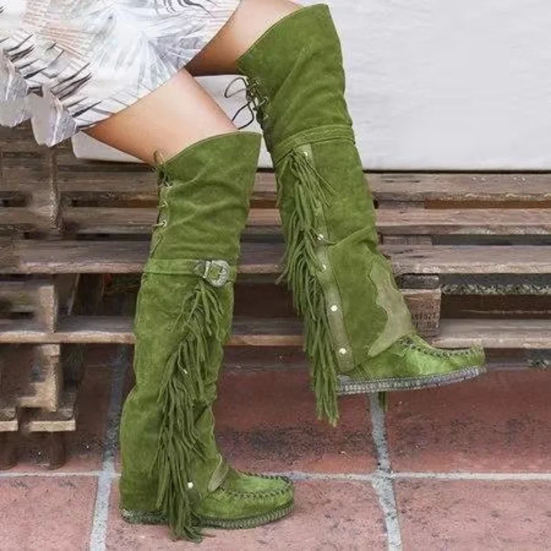 Fashion Bohemia Knee-length Wo – Ethnic Fashion Women recenzja i cena
