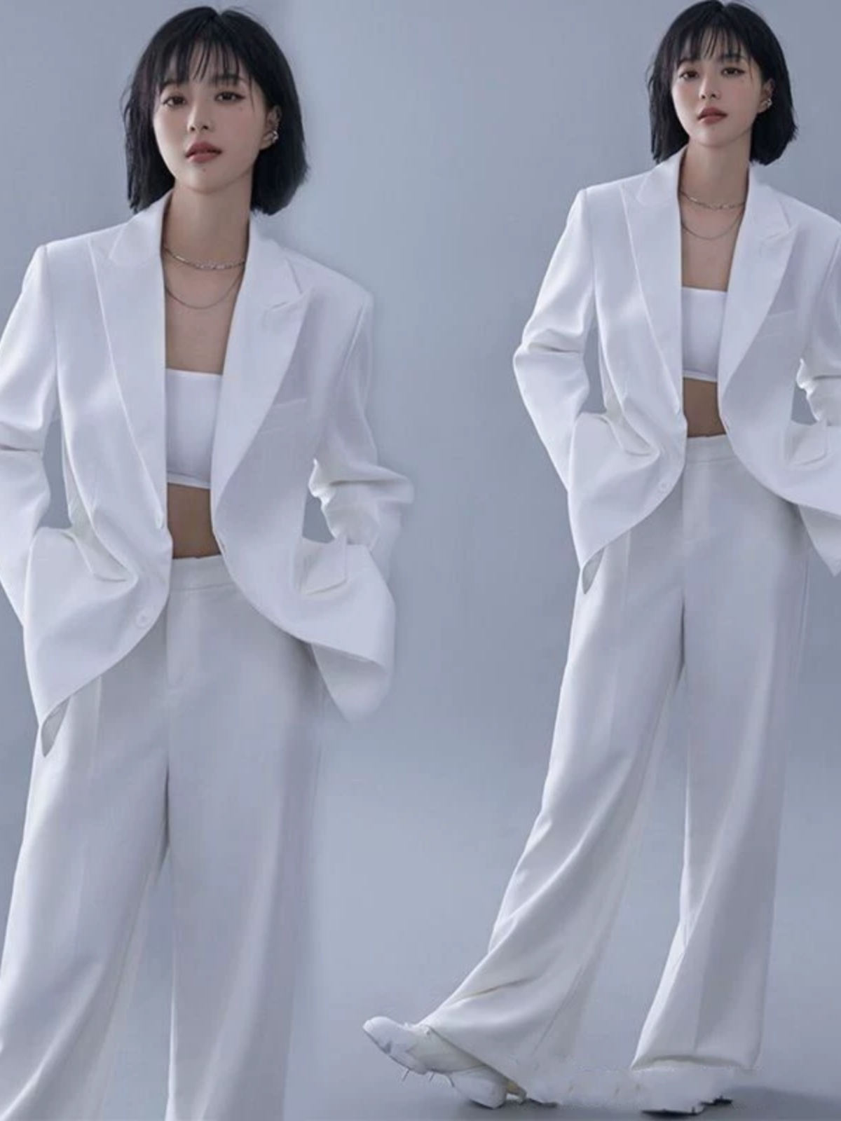 White Suit Theme Fashion Magaz – Ethnic Fashion Images recenzja i cena