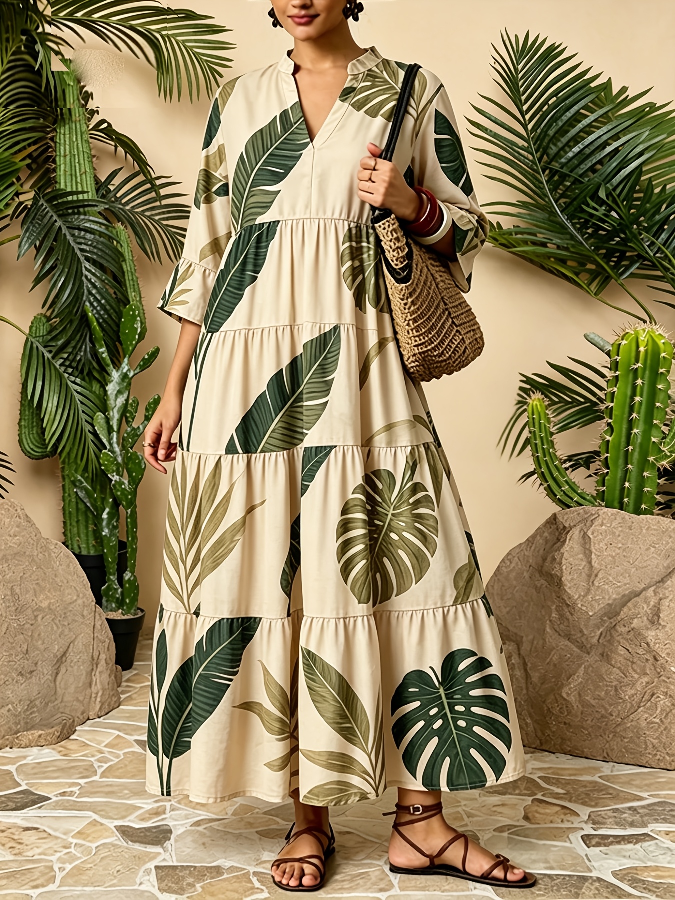 Spring/Summer New Elegant plus – Ethnic Style Dresses recenzja i cena