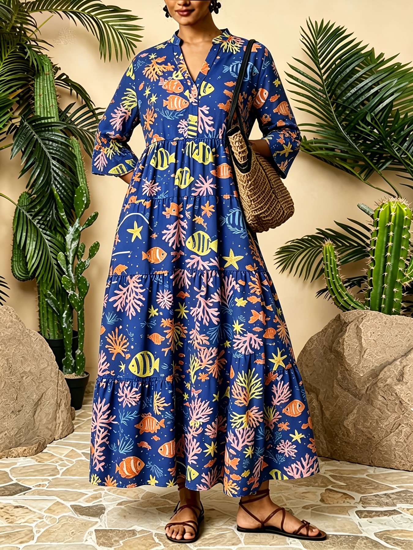 Spring/Summer New Elegant plus – Ethnic Style Dresses recenzja i cena