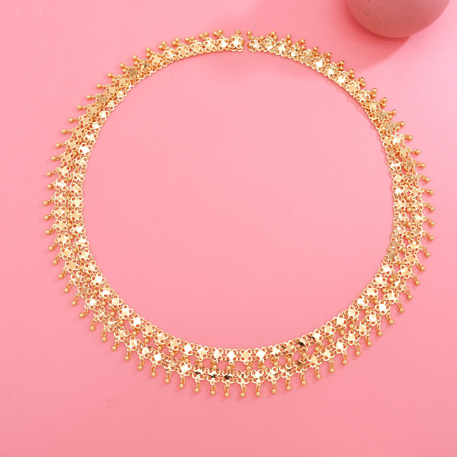 Golden Beads Tassel Shoulder C – Ethnic Fashion In Dubai recenzja i cena