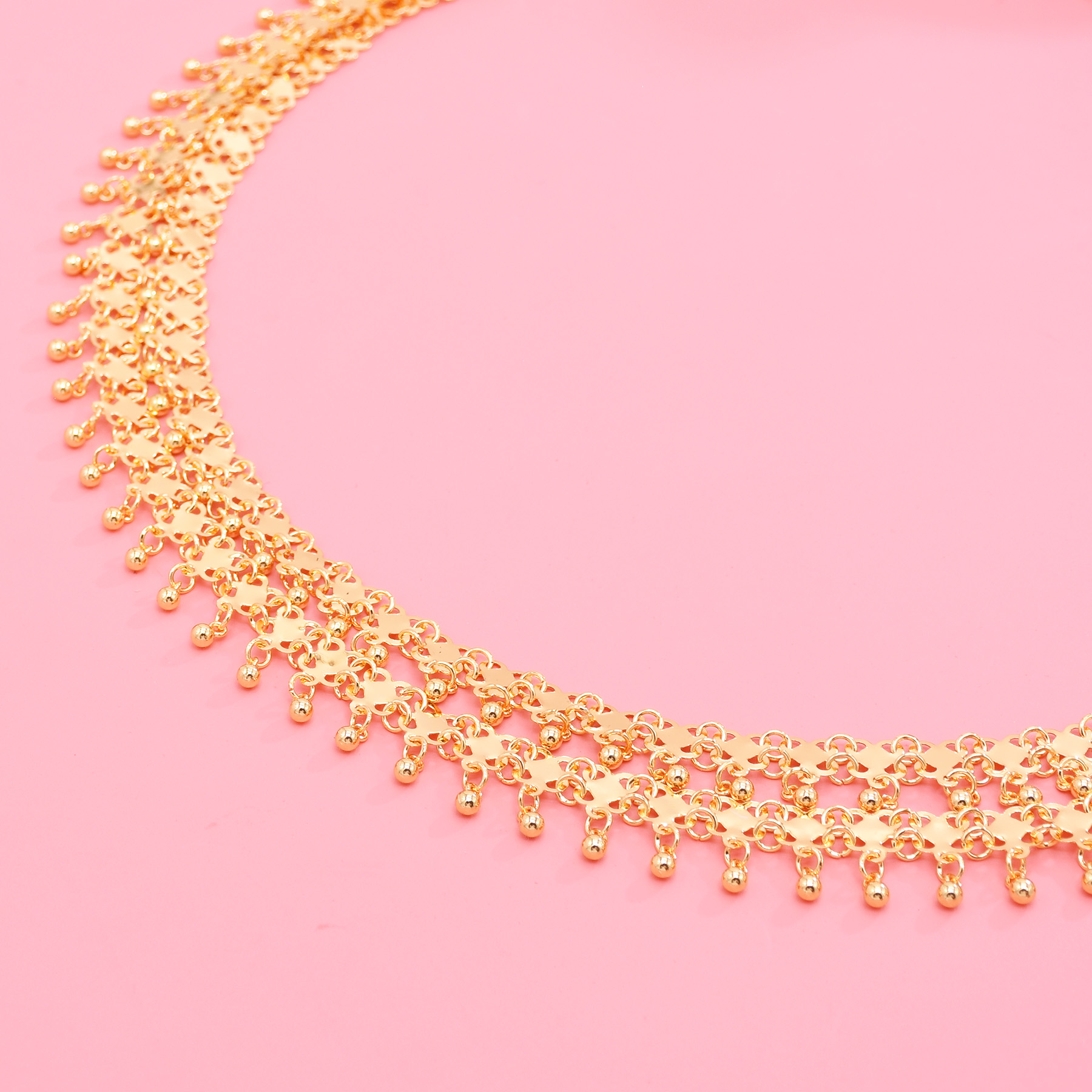 Golden Beads Tassel Shoulder C – Ethnic Fashion In Dubai recenzja i cena