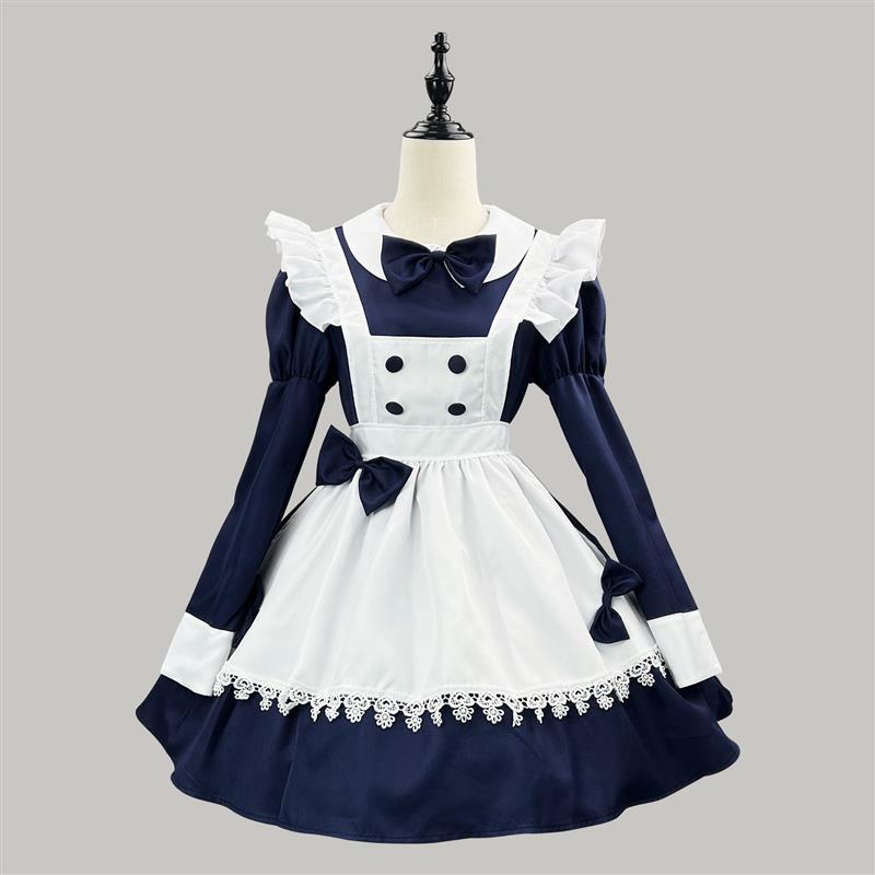 Long Lolita Maid Uniform Dress – Ethnic Style Dresses recenzja i cena