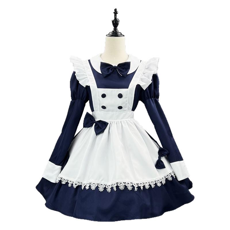 Long Lolita Maid Uniform Dress – Ethnic Style Dresses recenzja i cena