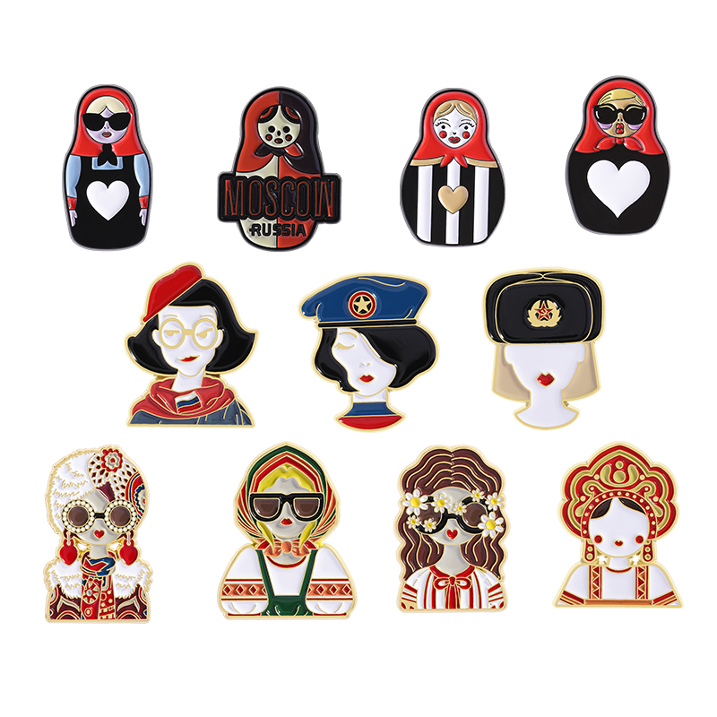 Cartoon Russian Girls Characte – Ethnic Fashion Images recenzja i cena