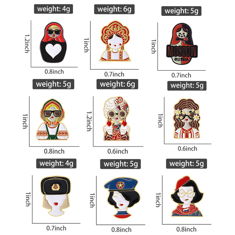 Cartoon Russian Girls Characte – Ethnic Fashion Images recenzja i cena
