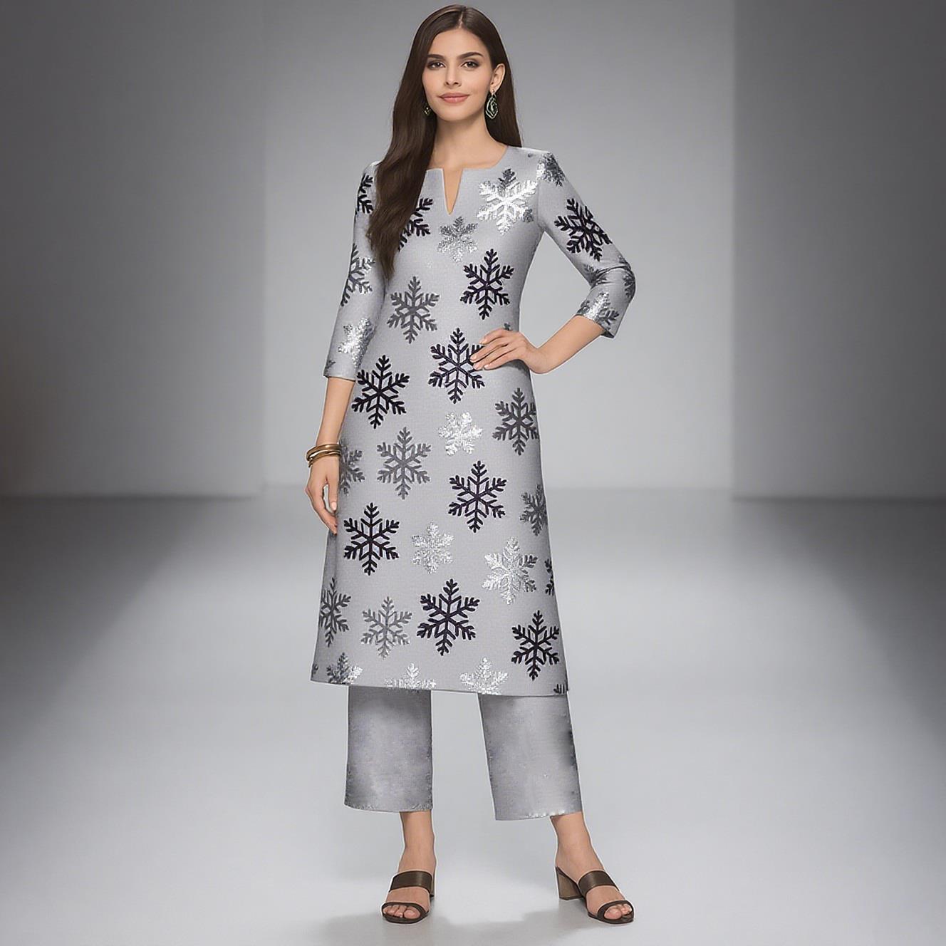 Muslim Kurt Women's Casual Fas – Ethnic Fashion Kurtis recenzja i cena