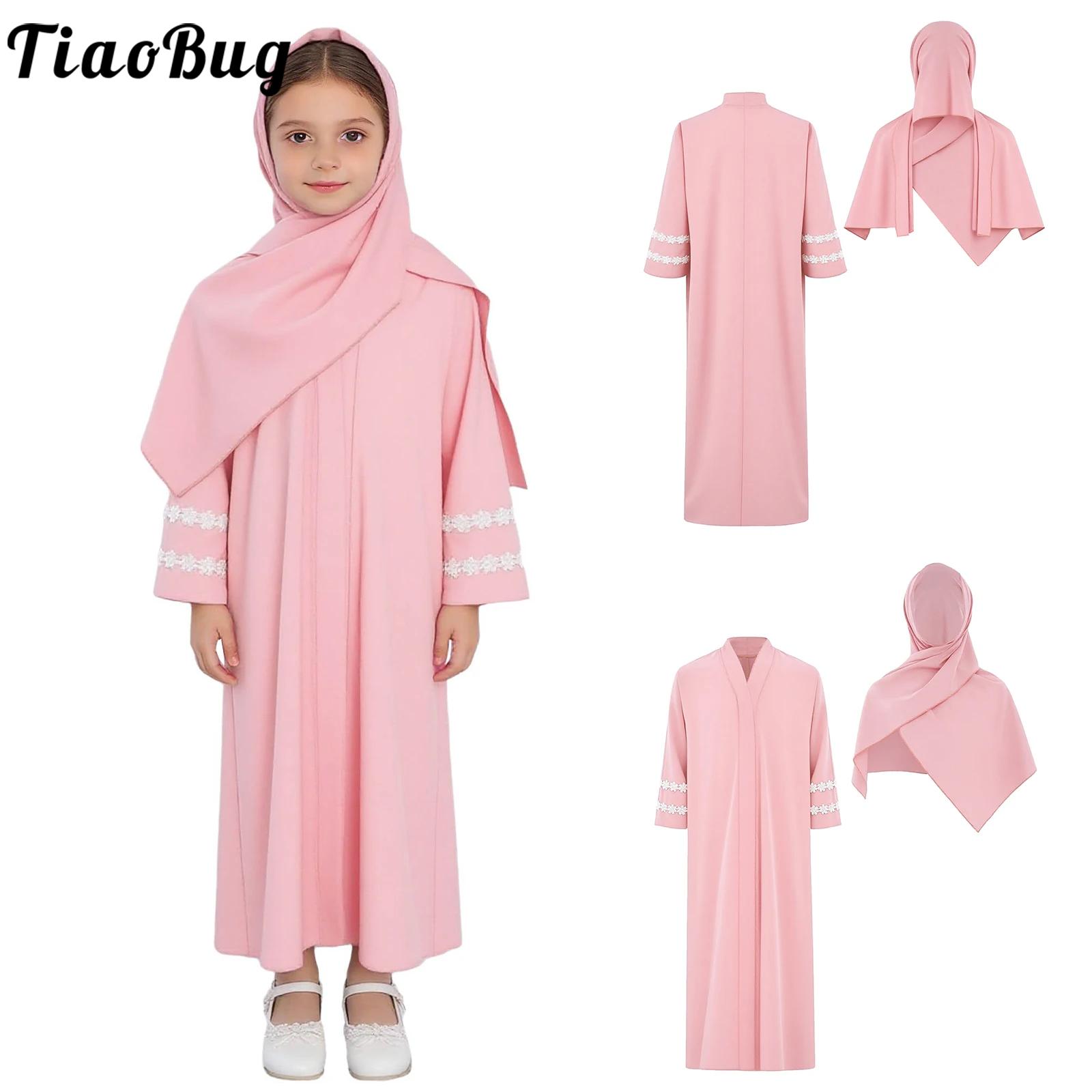 Kids Girls Muslim Long Dress O – Ethnic Gown recenzja i cena