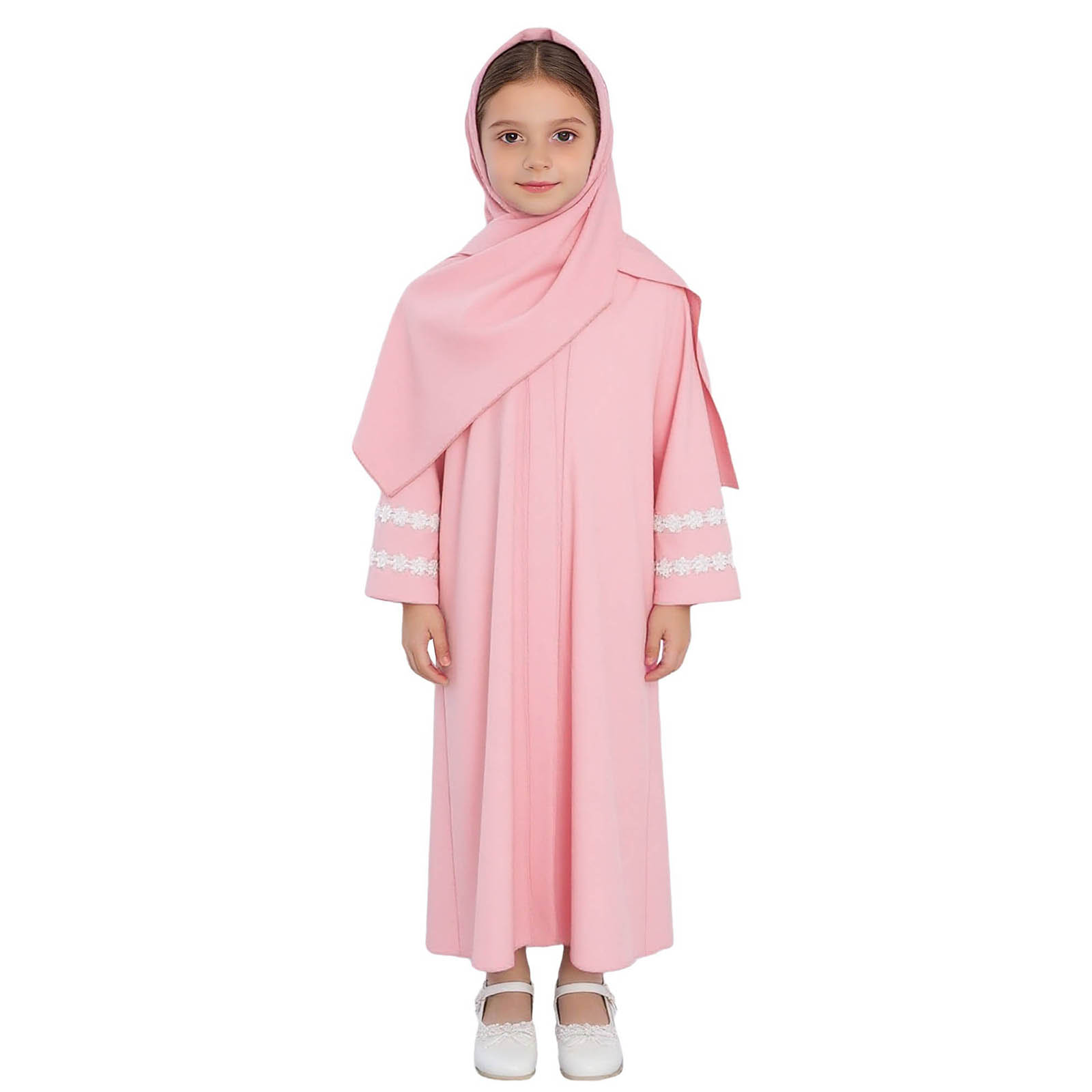 Kids Girls Muslim Long Dress O – Ethnic Gown recenzja i cena