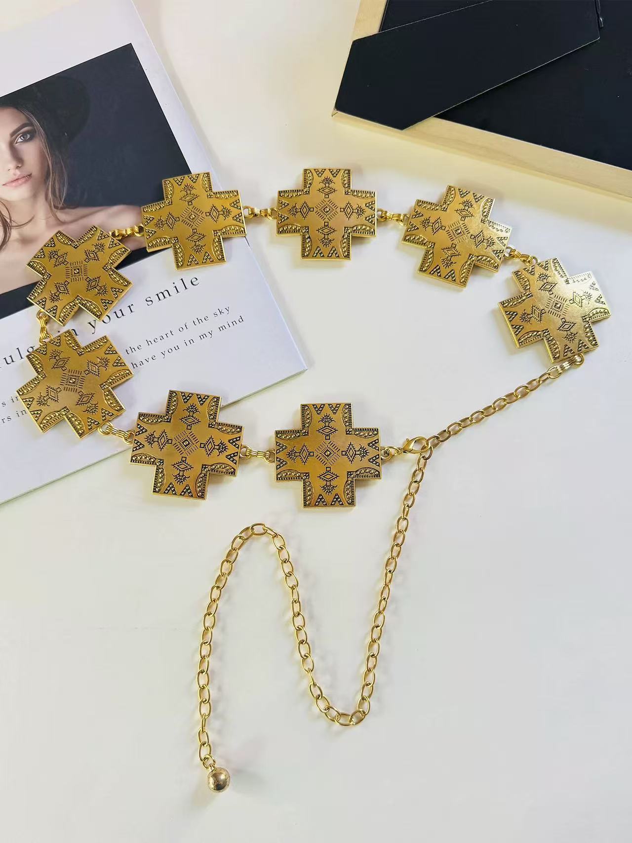 Vintage Women Body Jewelry  Wa – Ethnic Style Dresses recenzja i cena