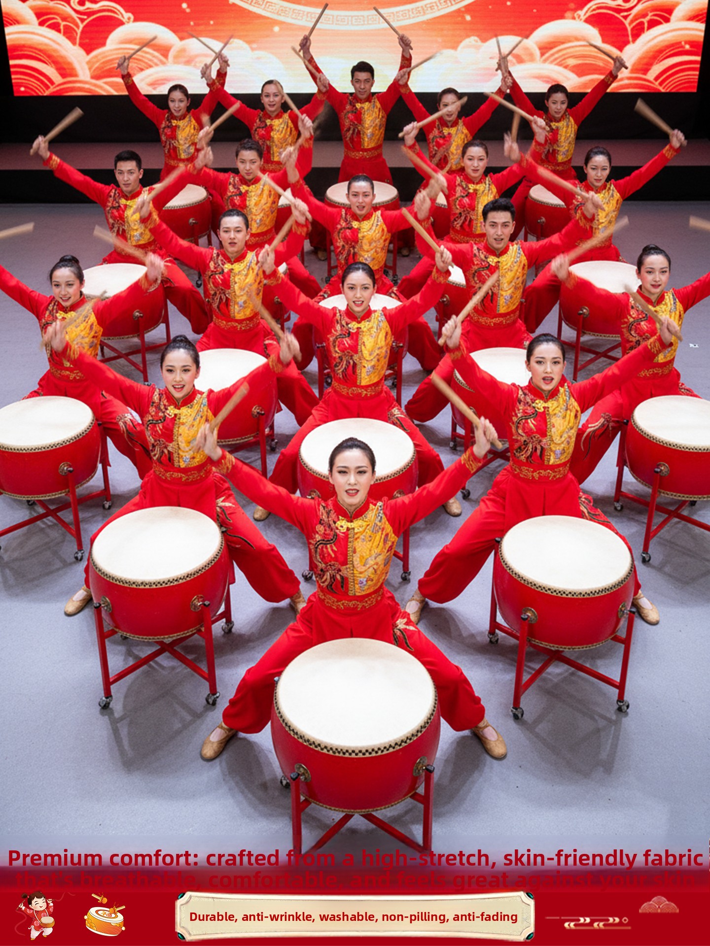 New 2025 Waist Drum Performanc – Ethnic Wear recenzja i cena