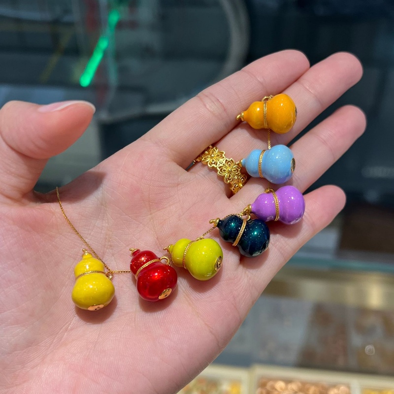 LABB Real 18K gold gourd penda – Ethnic Fashion Boutique recenzja i cena