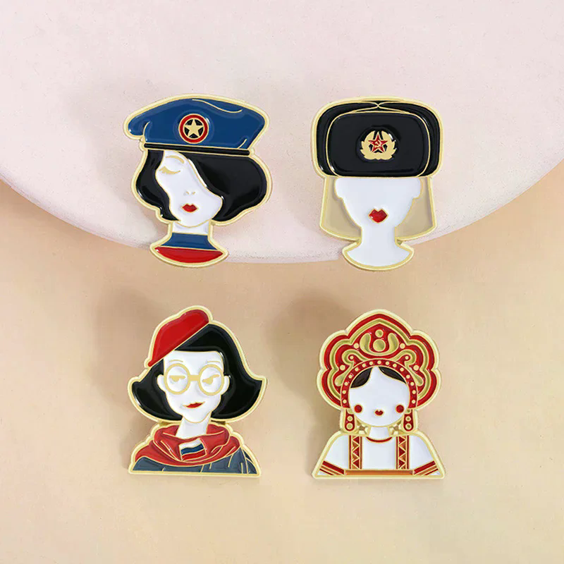 2PCS Cartoon Russian Girls Cha – Ethnic Fashion Images recenzja i cena