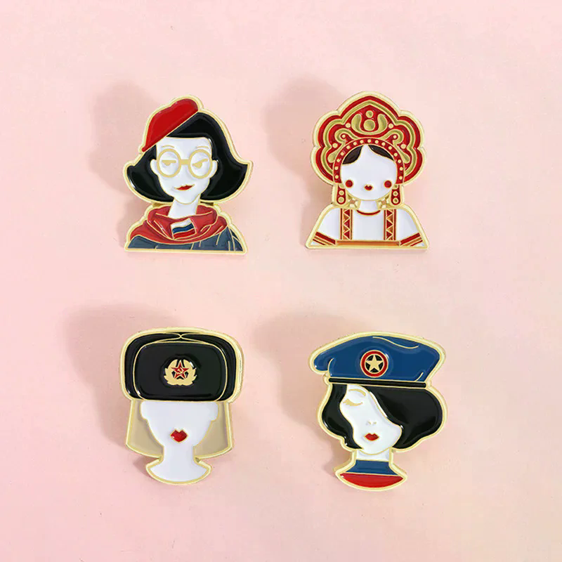 2PCS Cartoon Russian Girls Cha – Ethnic Fashion Images recenzja i cena
