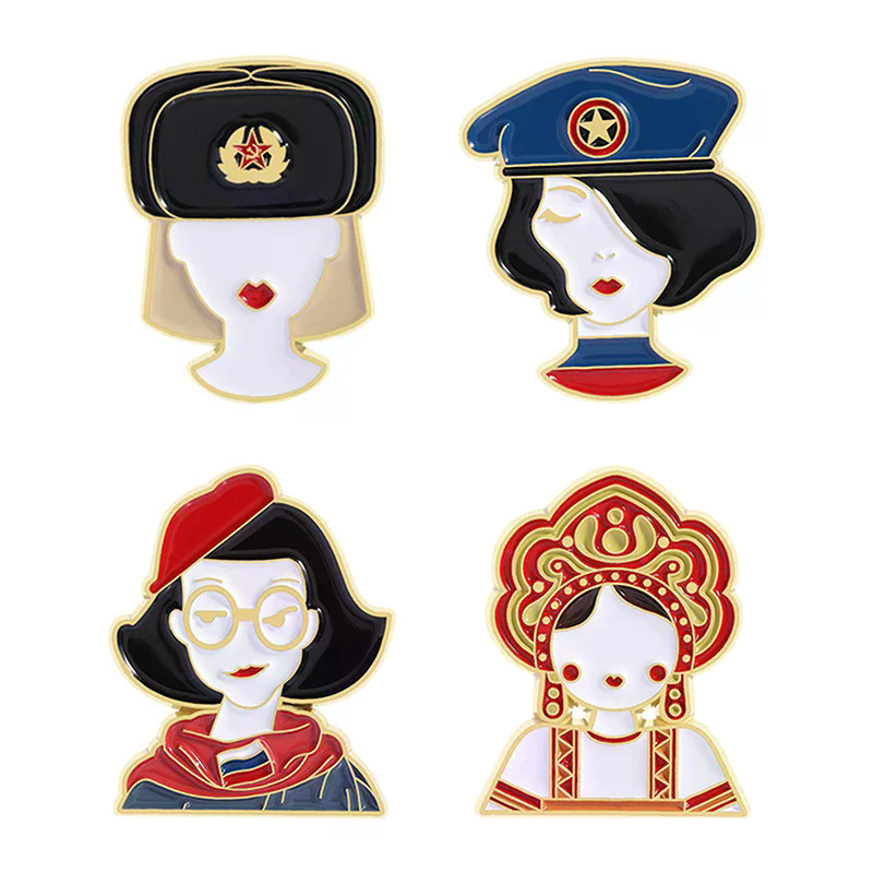 2PCS Cartoon Russian Girls Cha – Ethnic Fashion Images recenzja i cena