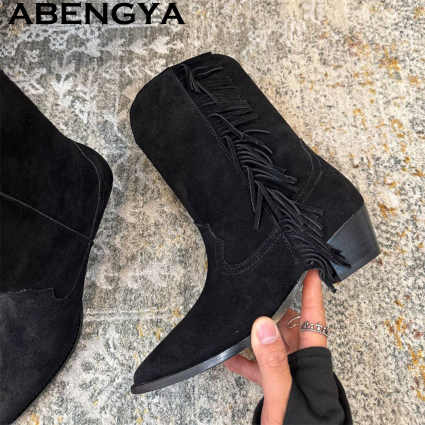 New Suede Tassels Designer Ank – Ethnic Fashion Week recenzja i cena