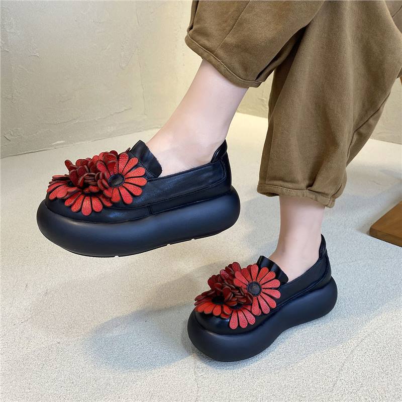 Thick Soled Sponge Cake Shoes  – Ethnic Fashion Women recenzja i cena