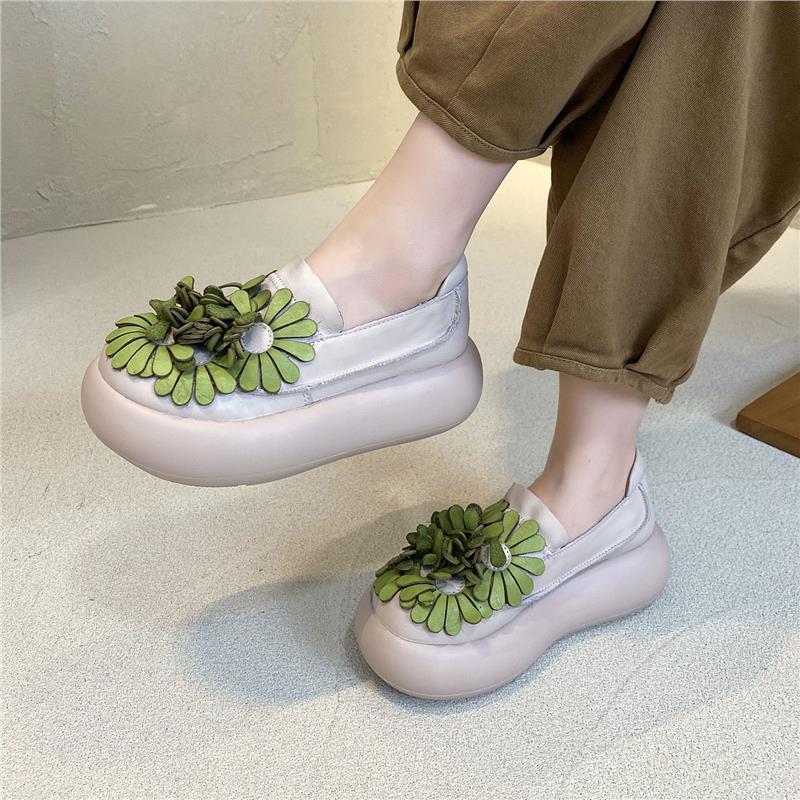 Thick Soled Sponge Cake Shoes  – Ethnic Fashion Women recenzja i cena