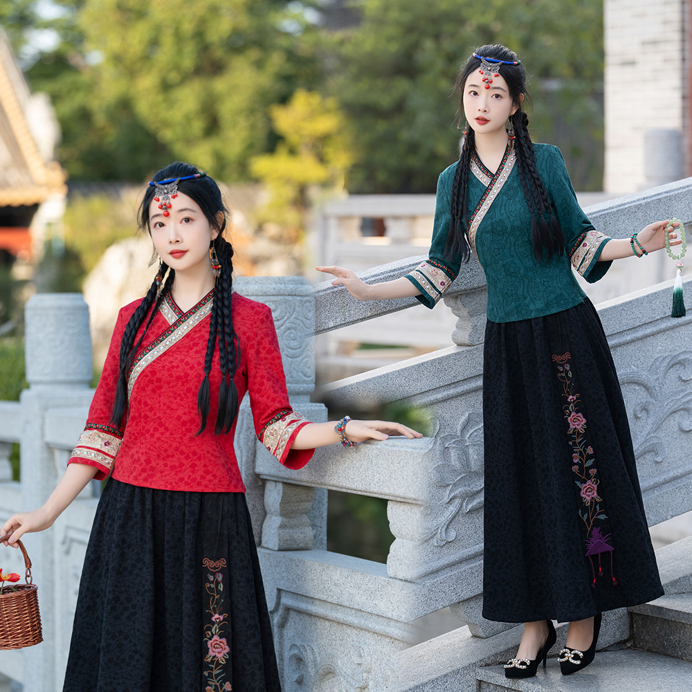 Slimming Two-Piece Set  Sle Re – Ethnic Wear recenzja i cena
