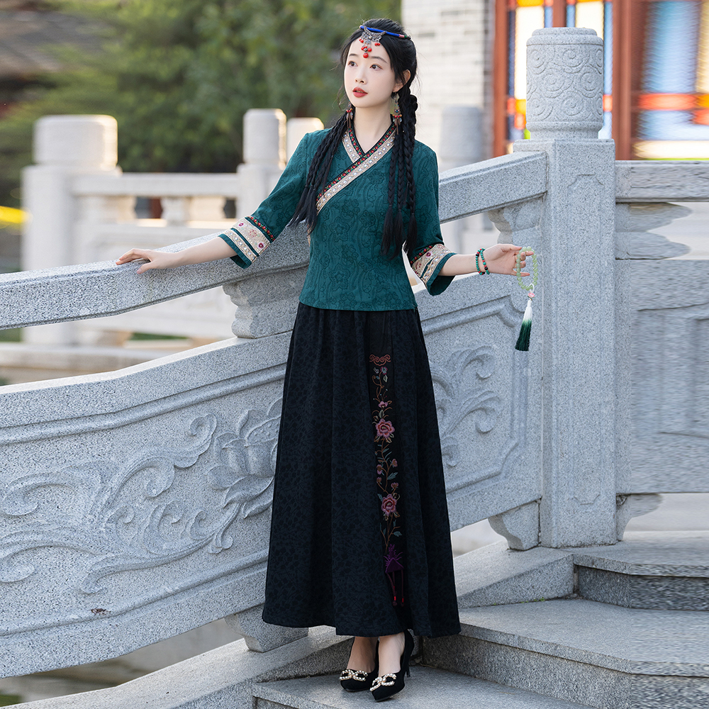 Slimming Two-Piece Set  Sle Re – Ethnic Wear recenzja i cena
