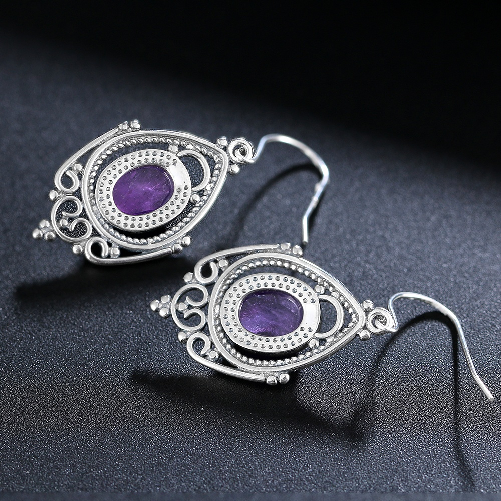S925 Silver Earrings Jewelry 8 – Ethnic Fashion Boutique recenzja i cena