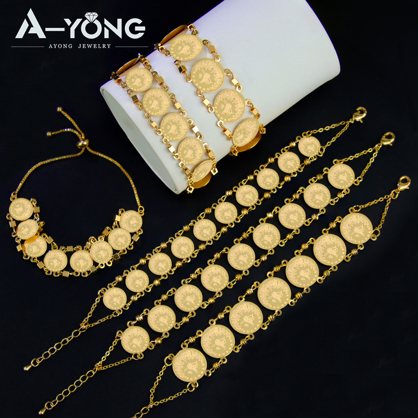 Turkish Coins Bracelet 21k Gol – Ethnic Fashion In Dubai recenzja i cena