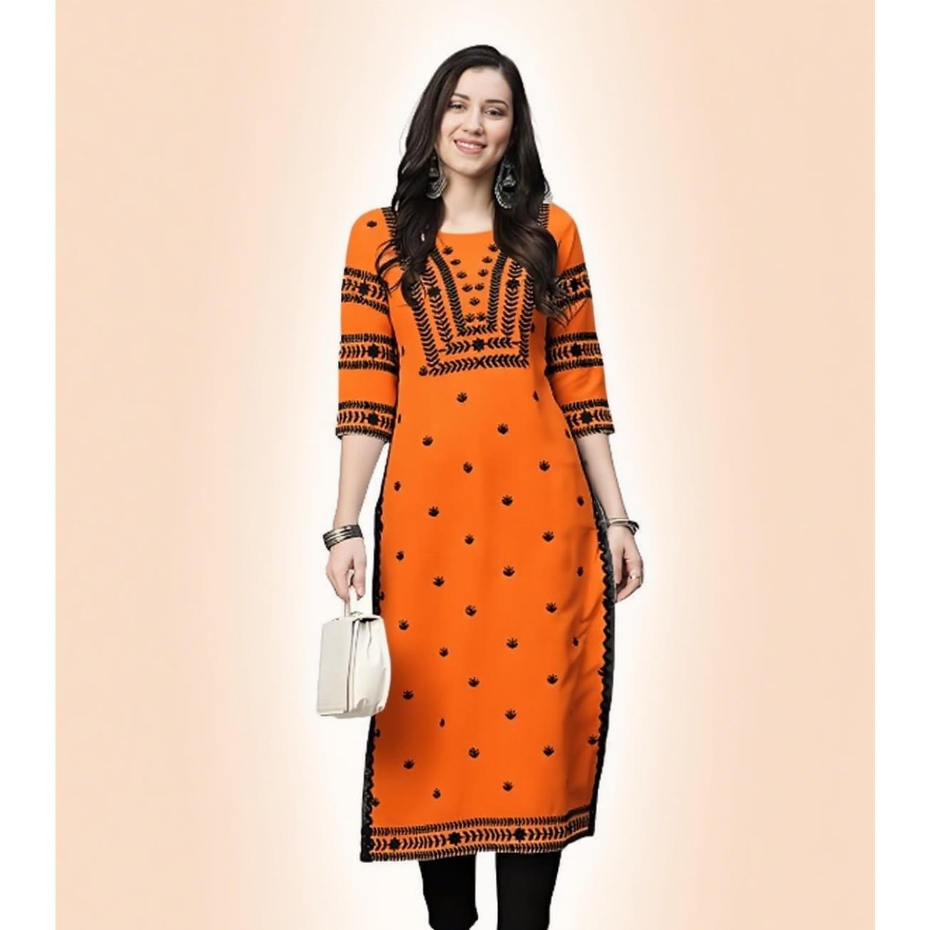 Muslim Kurt Flowers Women's Fa – Ethnic Fashion Kurtis recenzja i cena