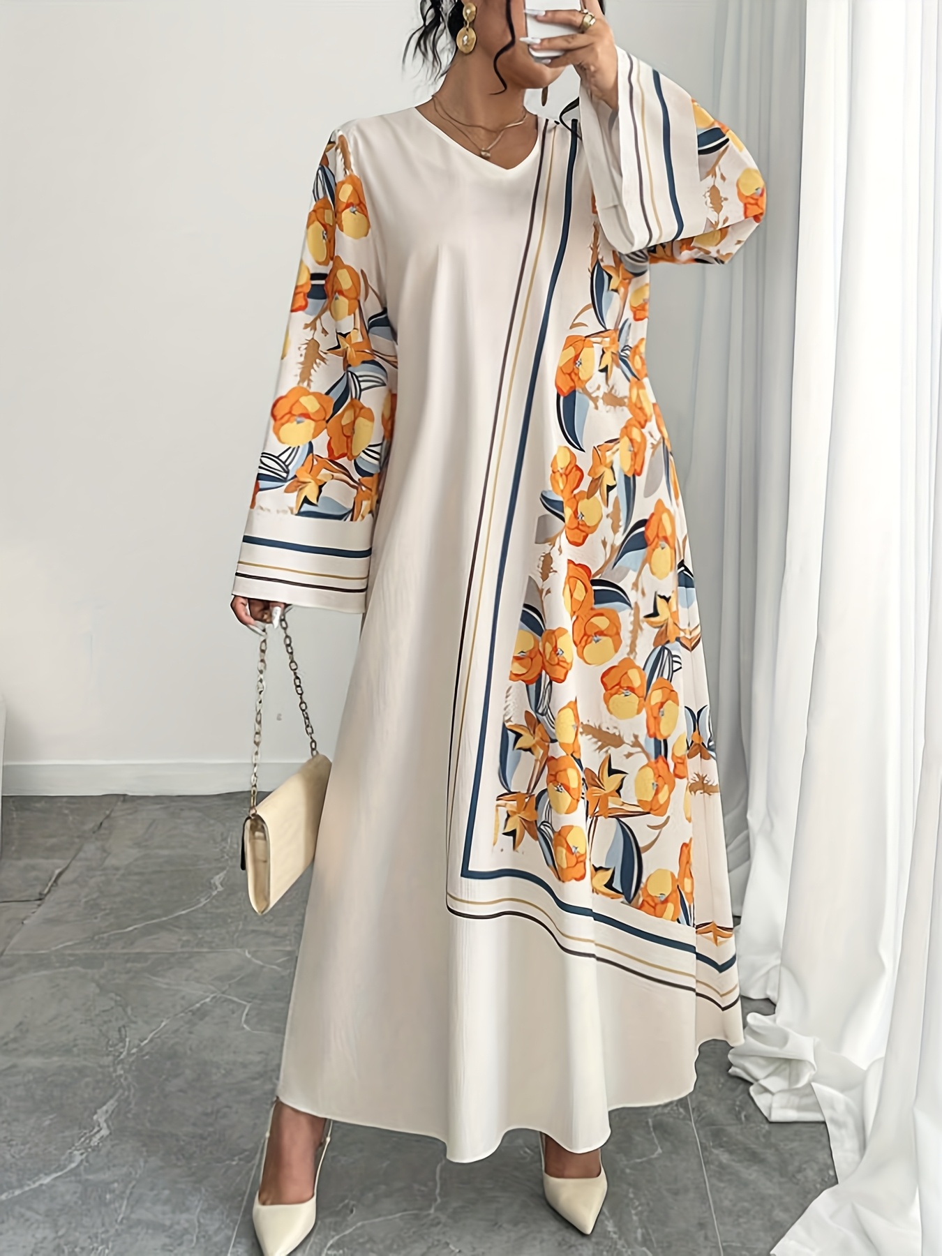Plus Size Fashionable Women's  – Ethnic Style Dresses recenzja i cena